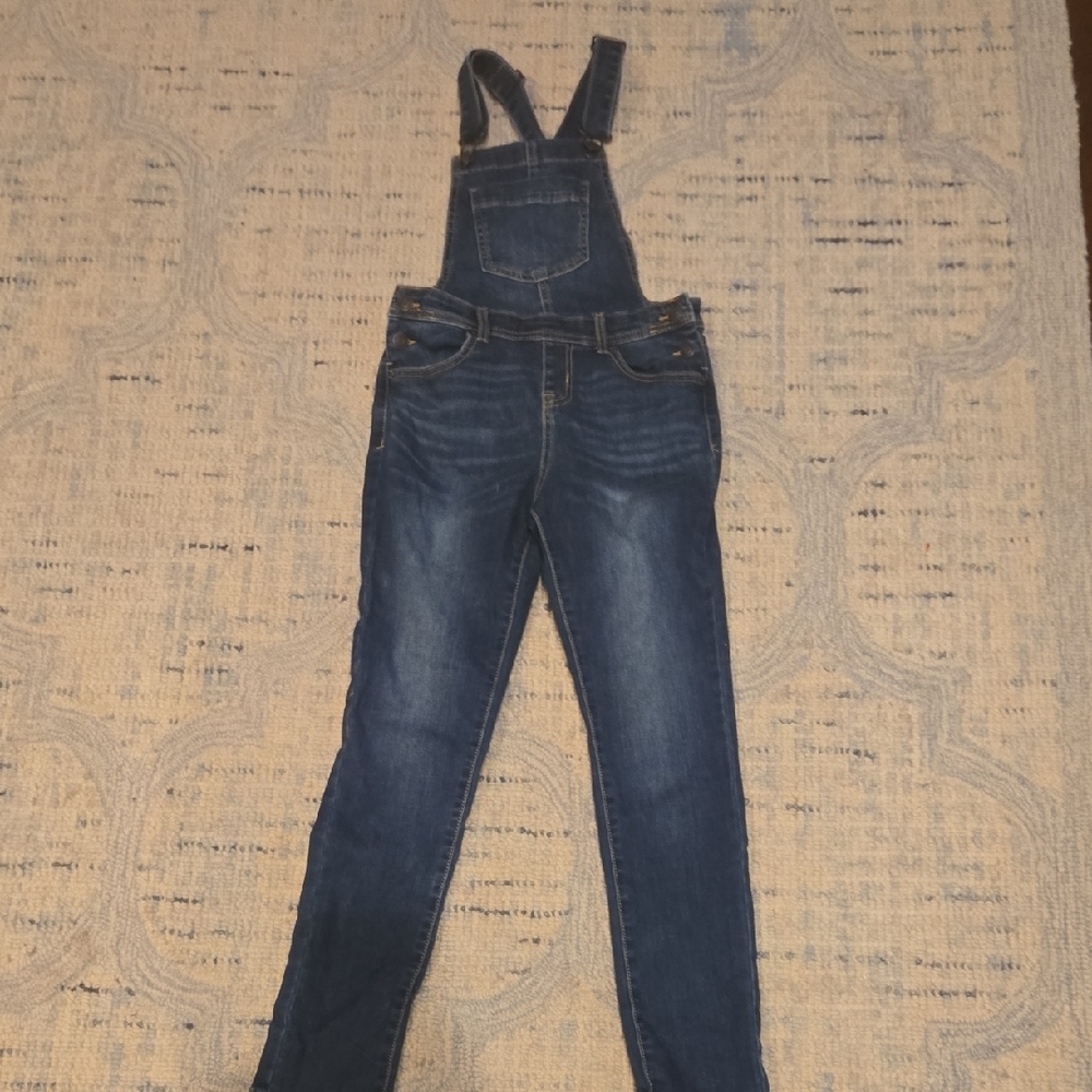 Cat & Jack Blue Denim Overalls Slim Fit